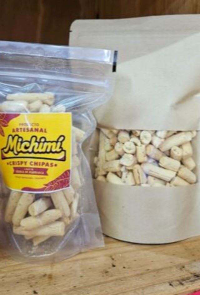 Buscan fortalecer la marca "Michimí Crispy Chipas" que elabora distintos productos panificados