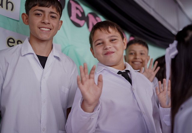 Imagen de la noticia: El inicio del ciclo lectivo 2026 se realizó en la Escuela N° 939 de San Javier