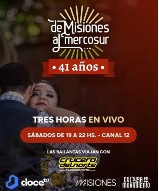 Imagen de la noticia: Cultura: "De Misiones al Mercosur" regresa con tres horas en vivo y convocatoria abierta para toda la provincia