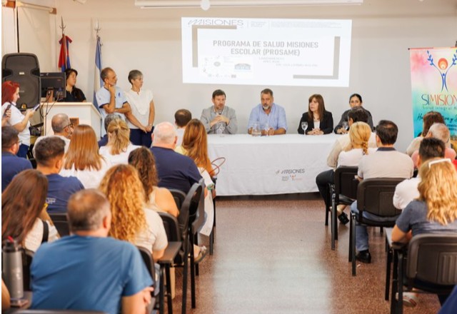 Imagen de la noticia: Lanzaron el Programa de Salud Misiones Escolar 2026 para fortalecer el cuidado integral