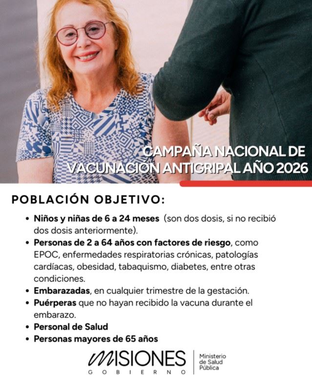 La Campaña de Vacunación Antigripal 2026 iniciará este miércoles 11 de marzo