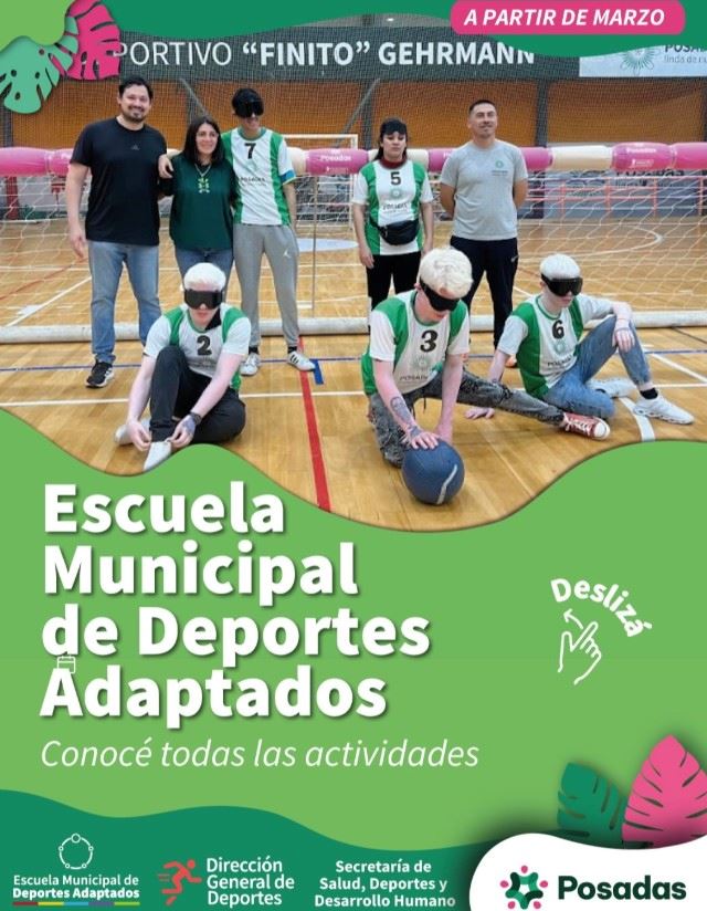 La Escuela Municipal de Deportes Adaptados abrió las inscripciones 2026