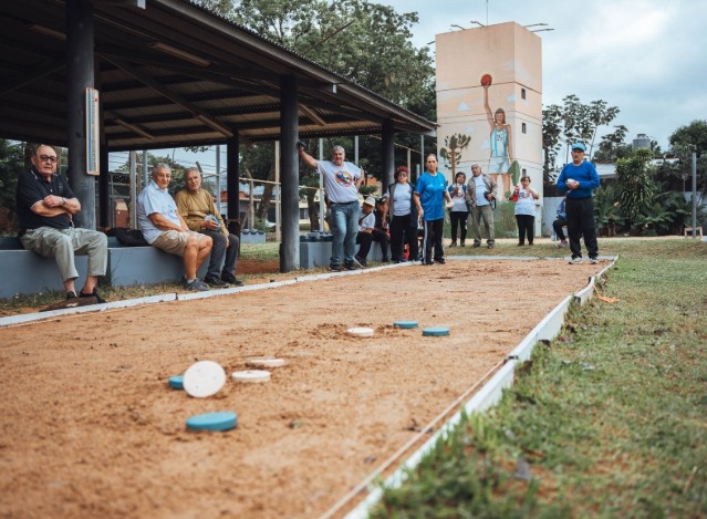 Imagen de la noticia: La Liga Municipal de Sapo y Tejo 2026 comenzó en el Finito Gehrmann con importante convocatoria 
