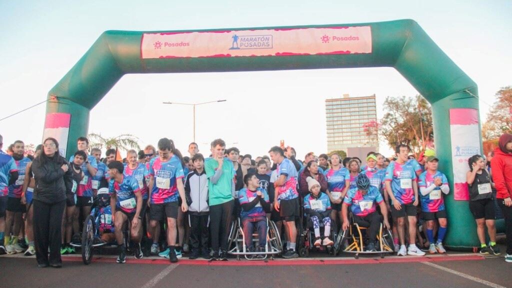 Más de 1.600 corredores participaron de la quinta edición de la Maratón Posadas