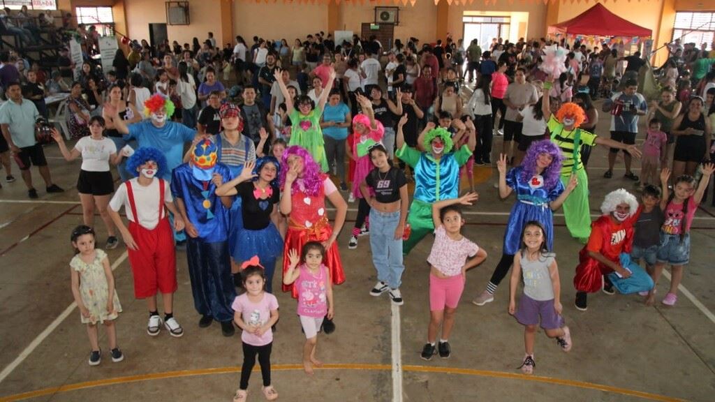 Los niños festejaron su día a lo grande en Itaembé Guazú con diversas actividades 