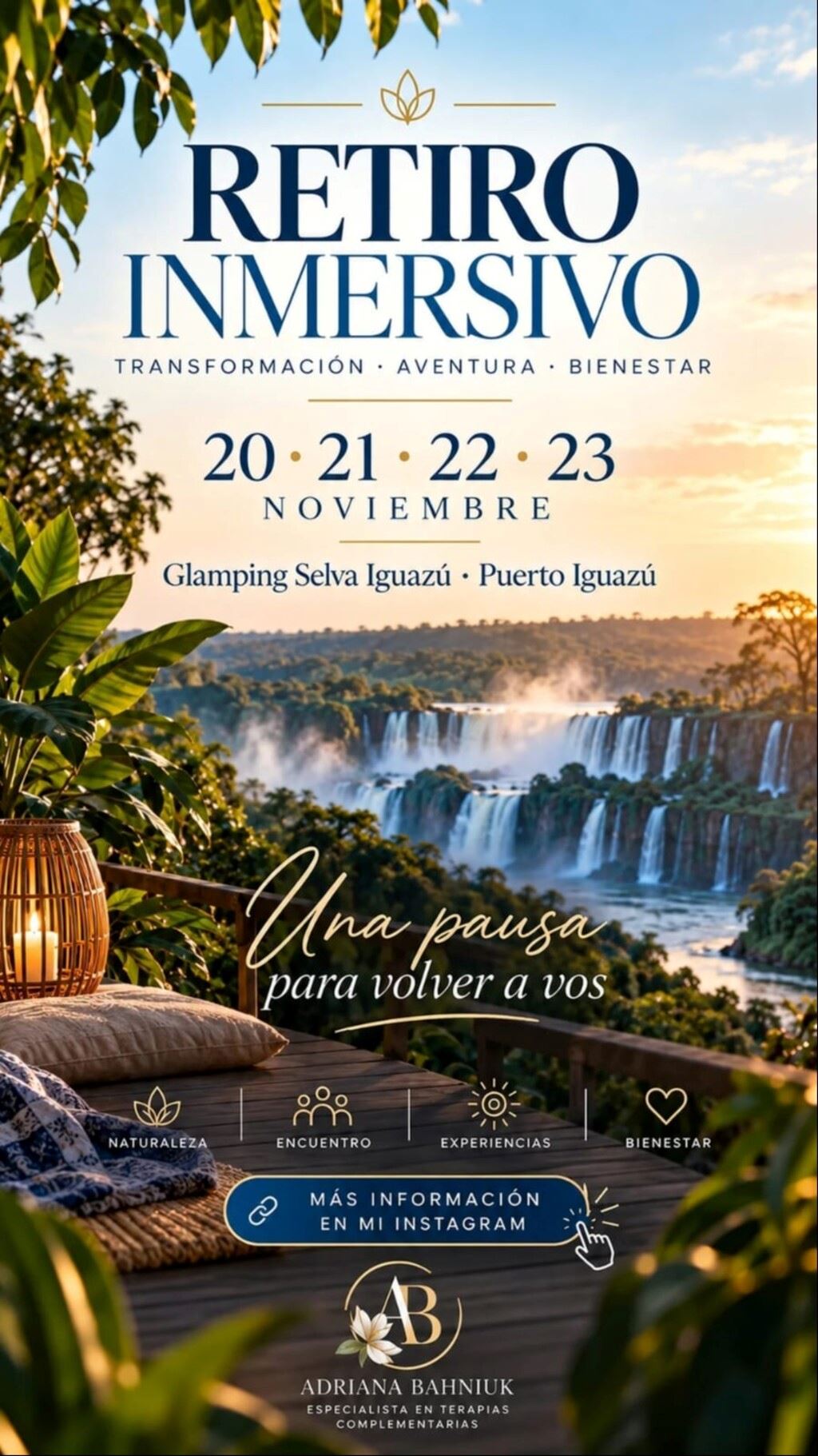 Invitan a “Retiro Inmersivo”, una pausa para reconectar con tu esencia