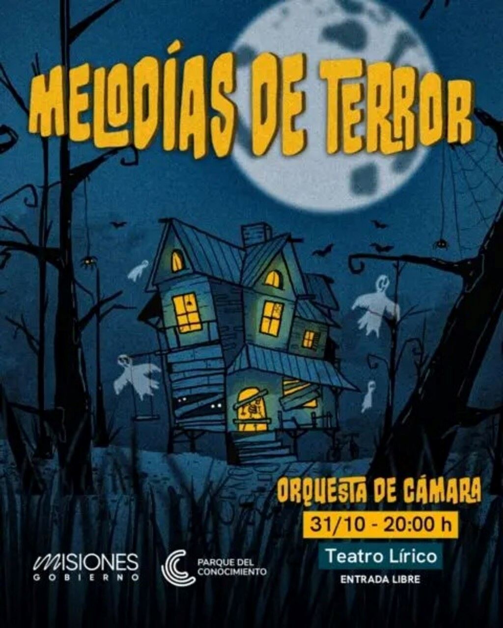 Especial de Halloween: El Teatro Lírico será escenario de una noche de música, misterio y relatos sobrenaturales