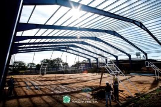 Avanzan las obras en la Escuela N° 857 de Garupá con el apoyo de la EBY