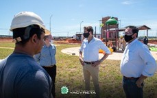 Yacyretá avanza en las obras del nuevo Camping Municipal Miguel Lanús