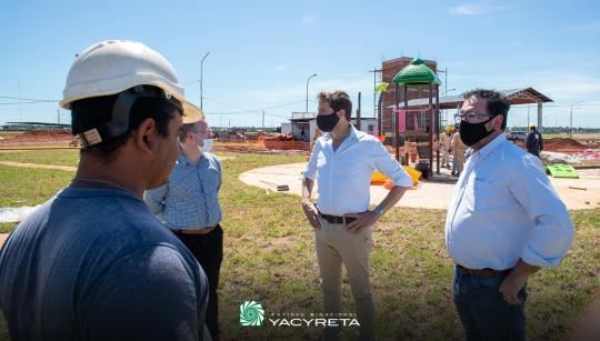 Yacyretá avanza en las obras del nuevo Camping Municipal Miguel Lanús