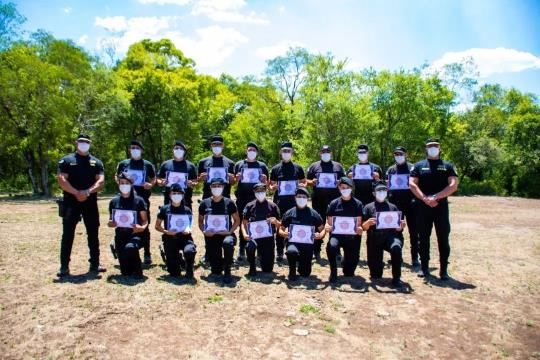 Personal policial se capacitó en el manejo de armas cortas en Posadas
