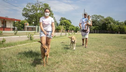 Yacyretá acompañó una jornada de tenencia responsable de mascotas en Ituzaingó
