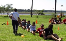 Deporte y recreación para jóvenes misioneros en una jornada preventiva de adicciones