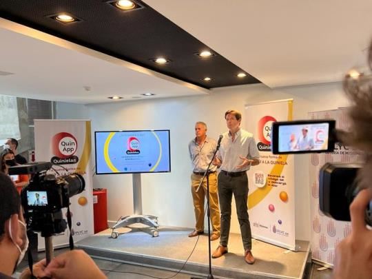 Se oficializó la presentación de la Aplicación "QuinApp" del IPLyC