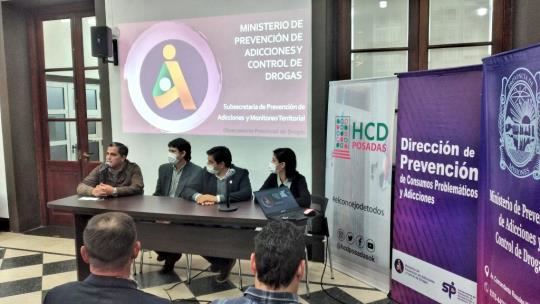 Ediles posadeños se capacitaron en abordaje y prevención de adicciones